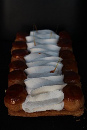 Saint honoré vanille - caramel