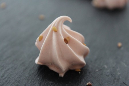 Meringue à la fraise